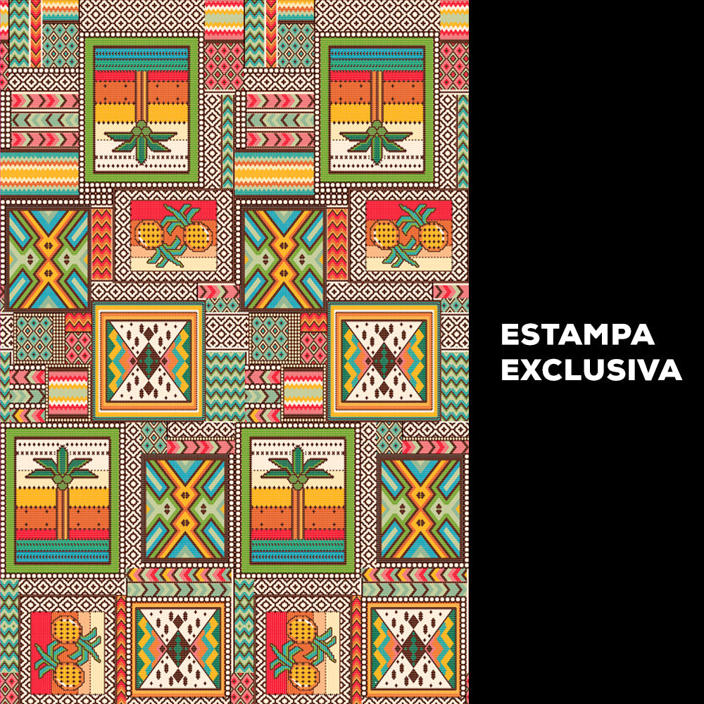 Canga estampada Praia Copacabana