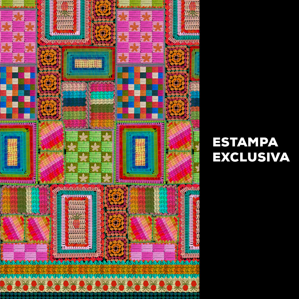 Canga estampada Ilha de Capri