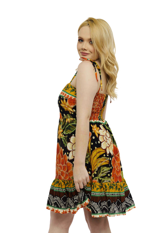 Vestido curto de alça Osaka Night