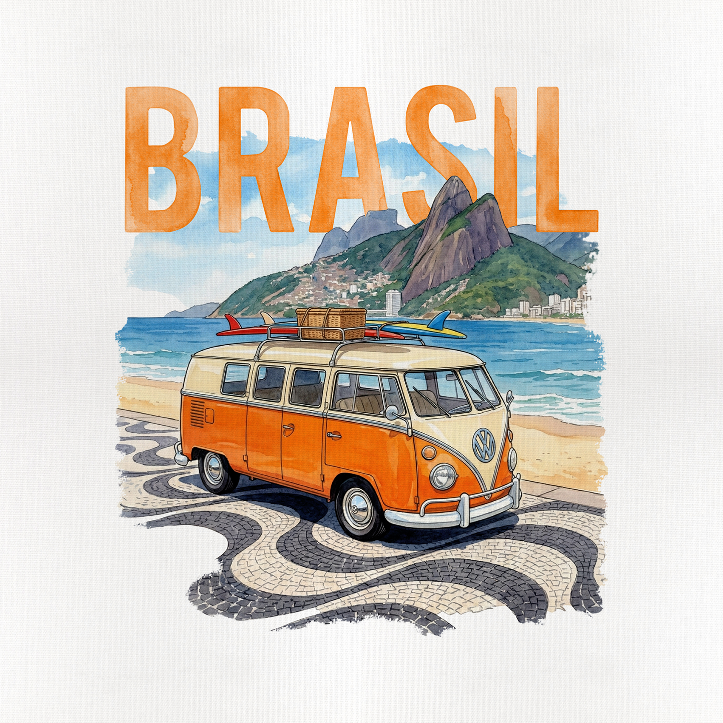Camiseta Feminina Kombi