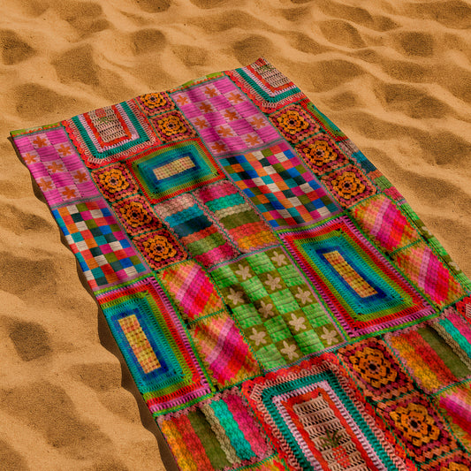 Canga estampada Ilha de Capri