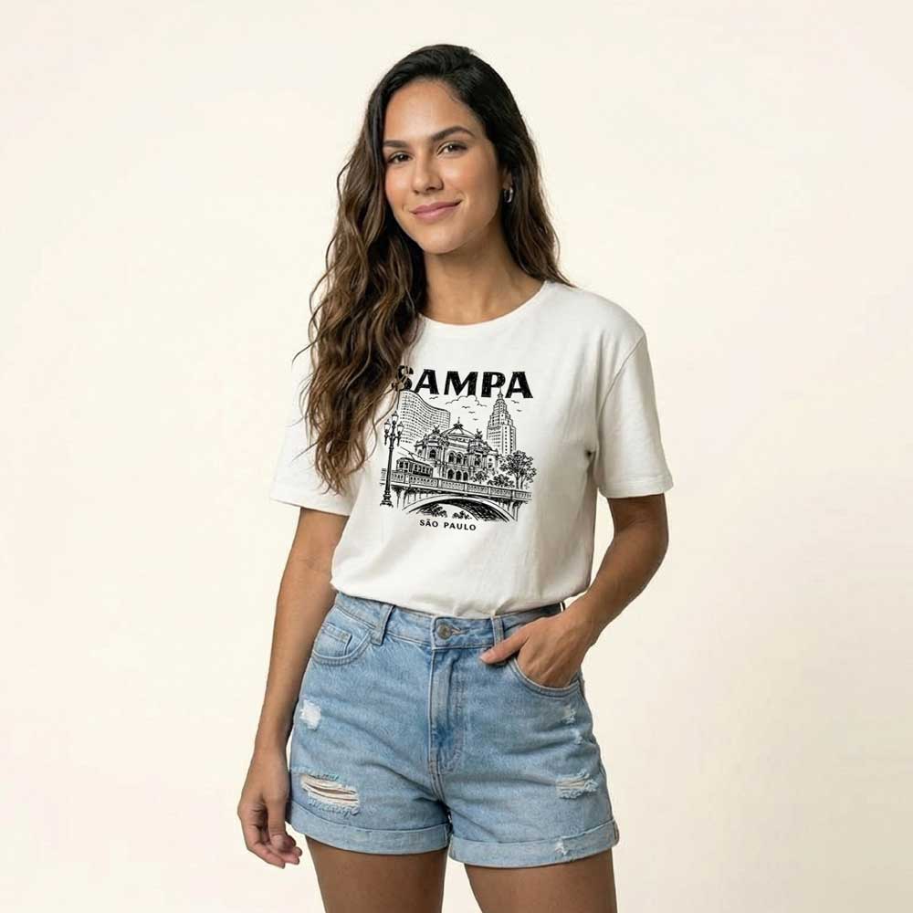 Camiseta Feminina Sampa