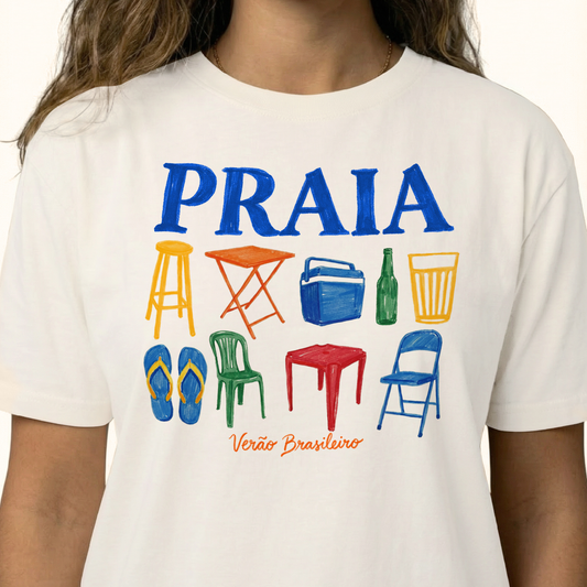 Camiseta Feminina Praia