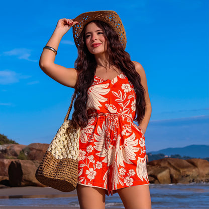 Macaquinho com alça Brasil Sunset