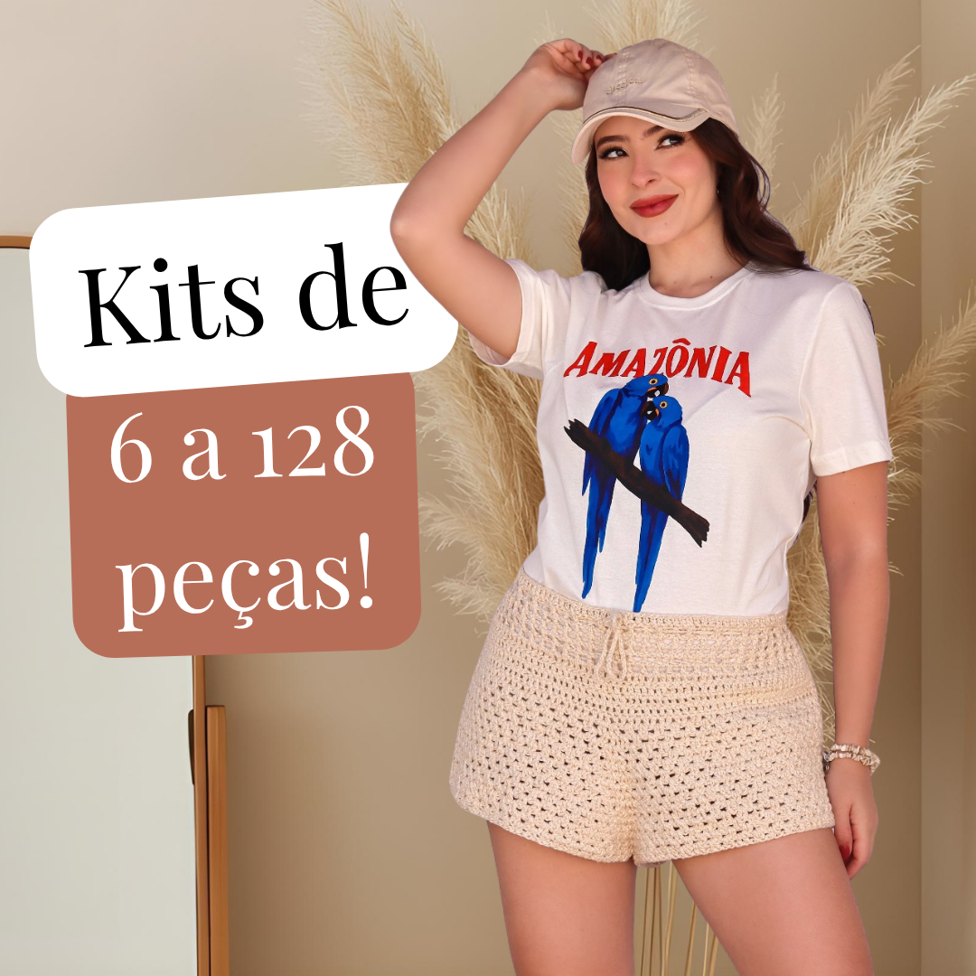 Kit fechado com Camisetas Amazônia