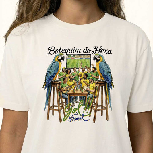 Camiseta Feminina Botequim do Hexa Plus Size