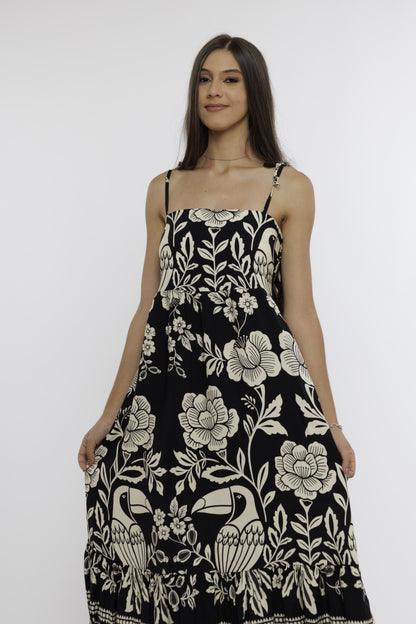 Vestido longo com alça Dubai Nights