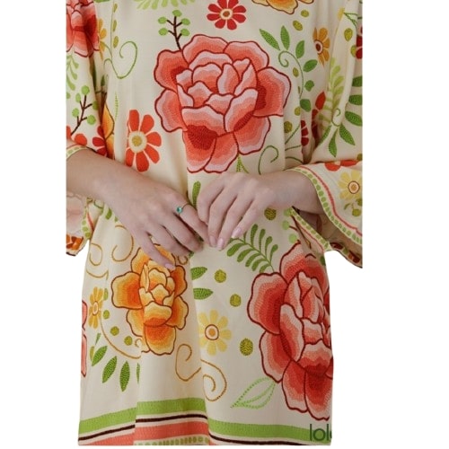 Vestido Soltinho Manga 3/4 Ibiza Pure