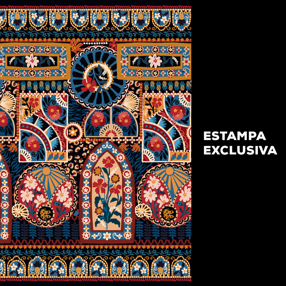 Canga estampada Grécia