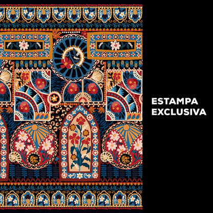 Canga estampada Grécia