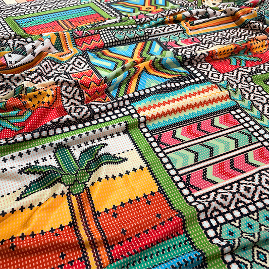 Canga estampada Praia Copacabana