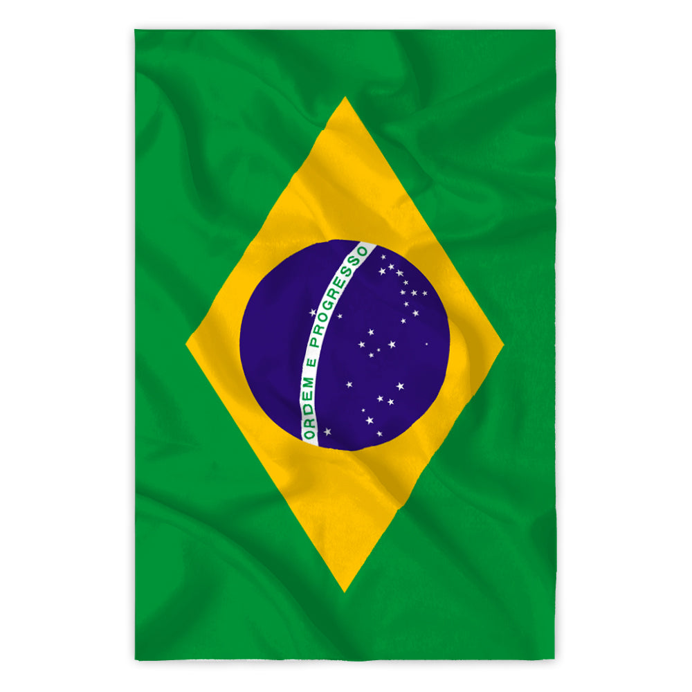 Canga estampada Bandeira Brasil