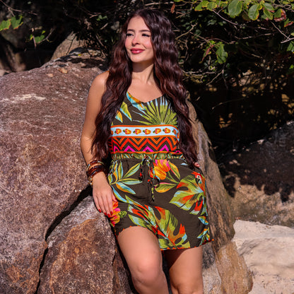 Macaquinho com alça Cairo Party