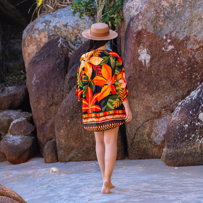 Kimono + Cropped Miami Tropical
