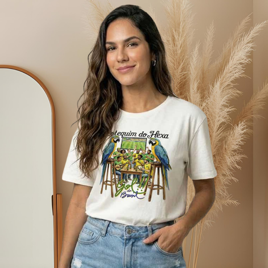 Camiseta Feminina Botequim do Hexa