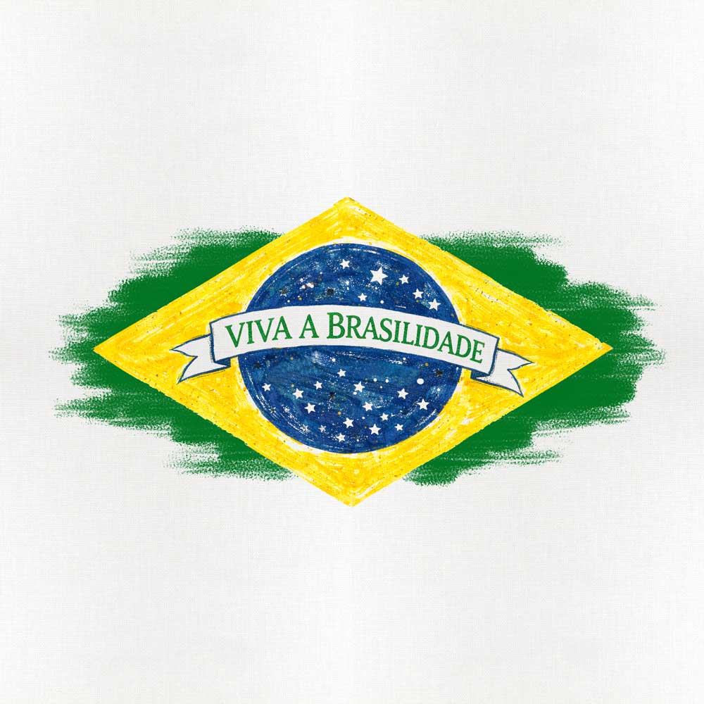 Camiseta Feminina Viva a Brasilidade Plus Size