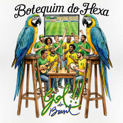 Camiseta Feminina Botequim do Hexa Plus Size