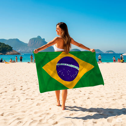 Kit com Cangas Bandeira do Brasil