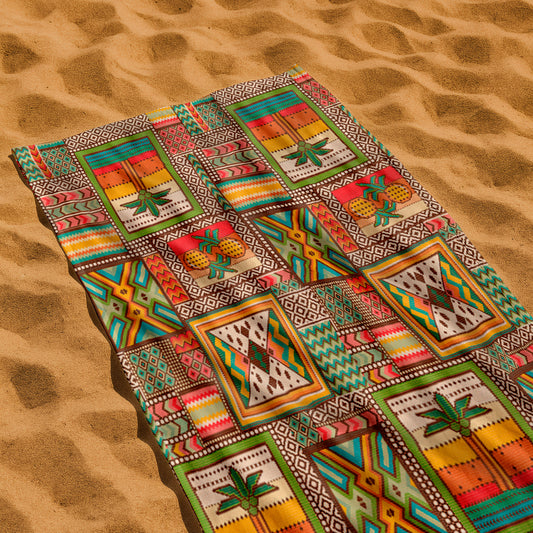 Canga estampada Praia Copacabana