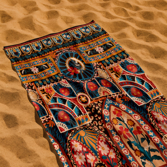 Canga estampada Grécia