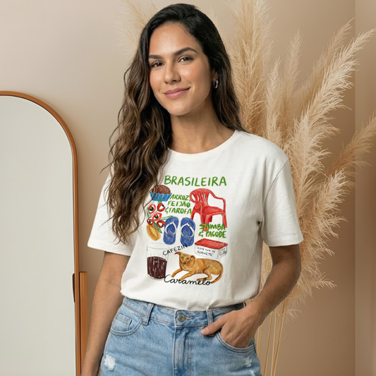 Camiseta Feminina À Brasileira