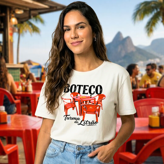 Camiseta Feminina Boteco