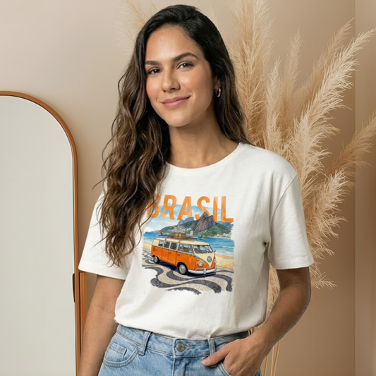 Camiseta Feminina Kombi