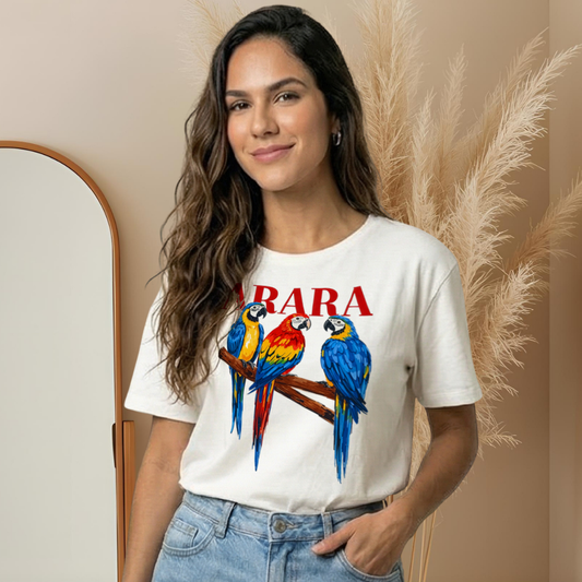 Camiseta Feminina Arara