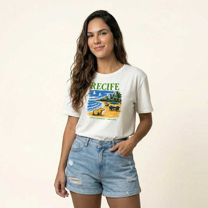 Camiseta Feminina Recife