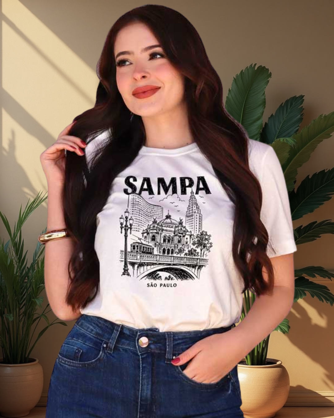 Camiseta Feminina Sampa