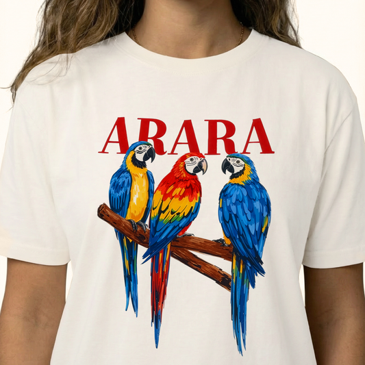 Camiseta Feminina Arara