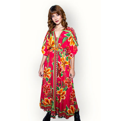 Vestido longo Amália