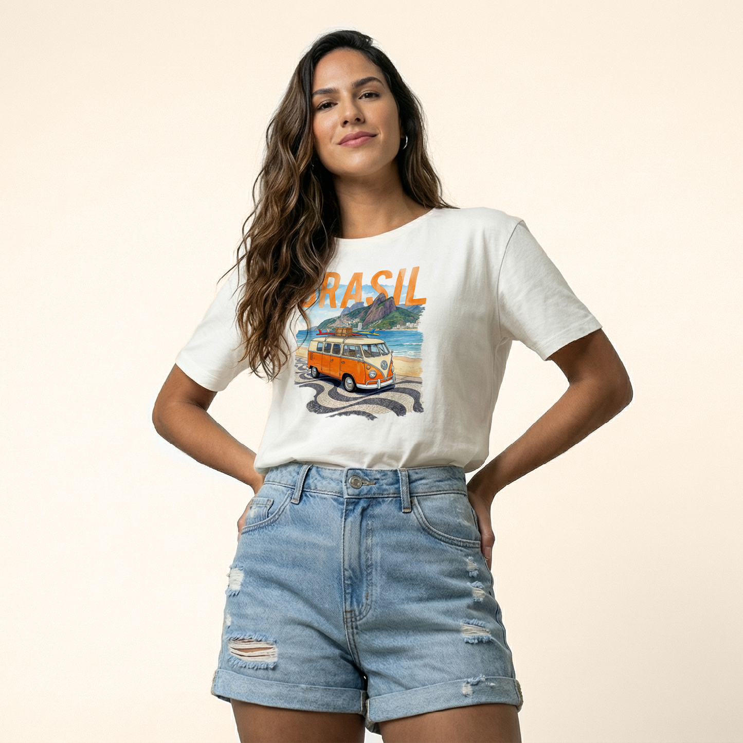 Camiseta Feminina Kombi