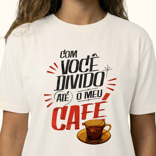 Camiseta Feminina Café